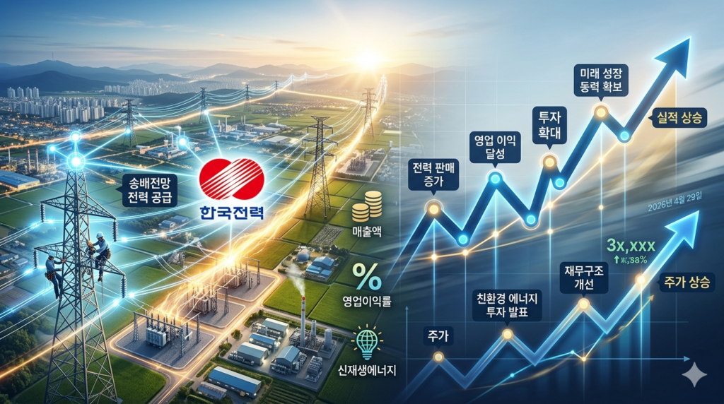 2026년 한국전력 최대 실적 전망 이미지