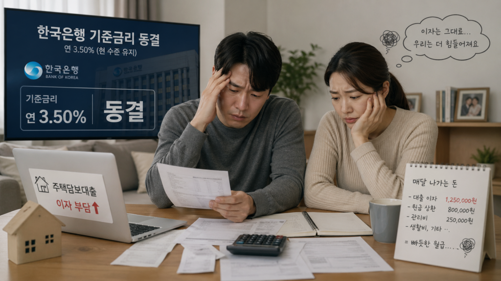 2026년 4월 기준금리 동결 이미지