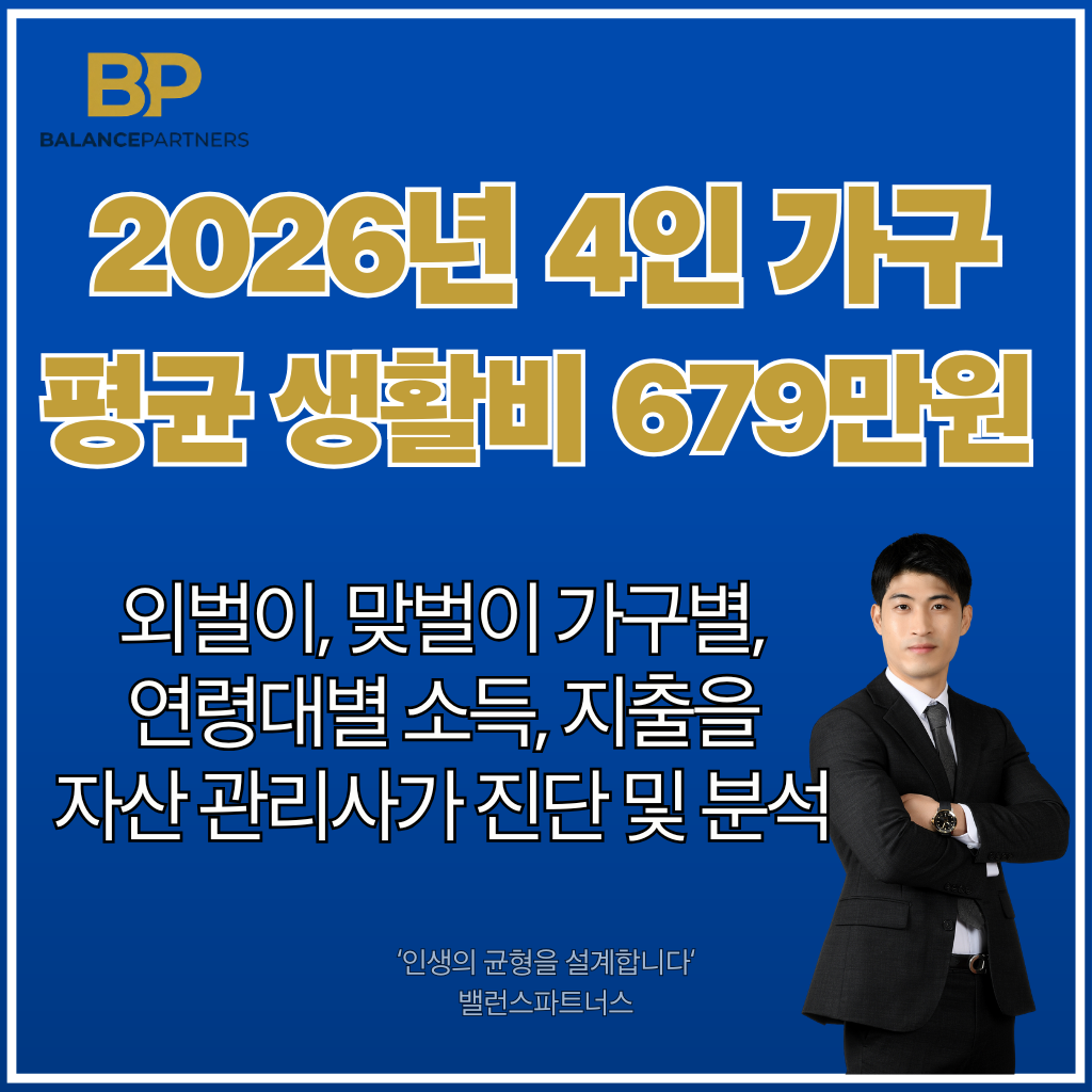 4인 가구 평균 생활비