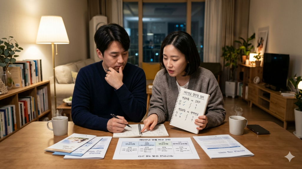 개인연금 비교, 연금저축, irp, 연금보험, 변액연금보험