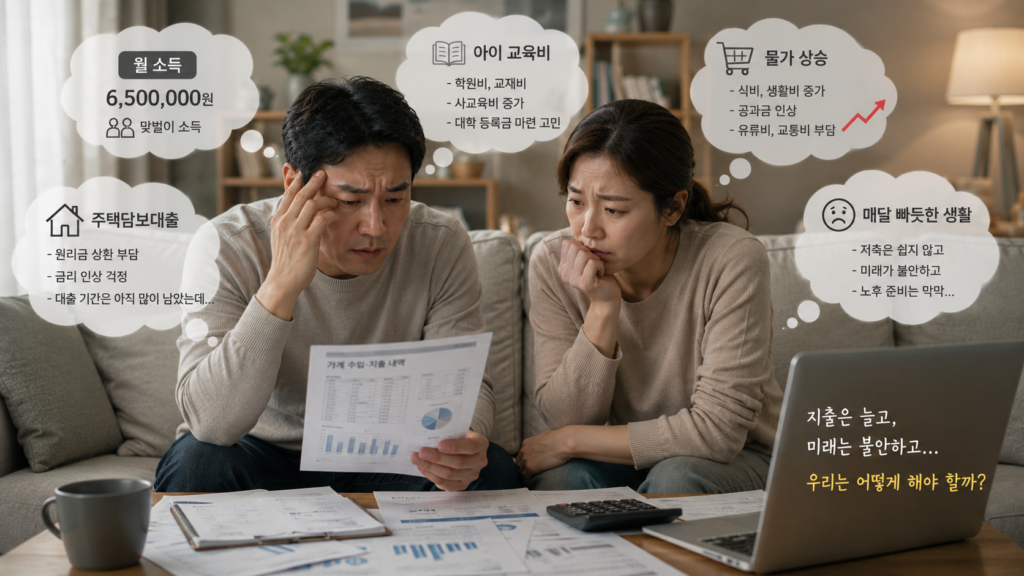 맞벌이 가구 지출 고민