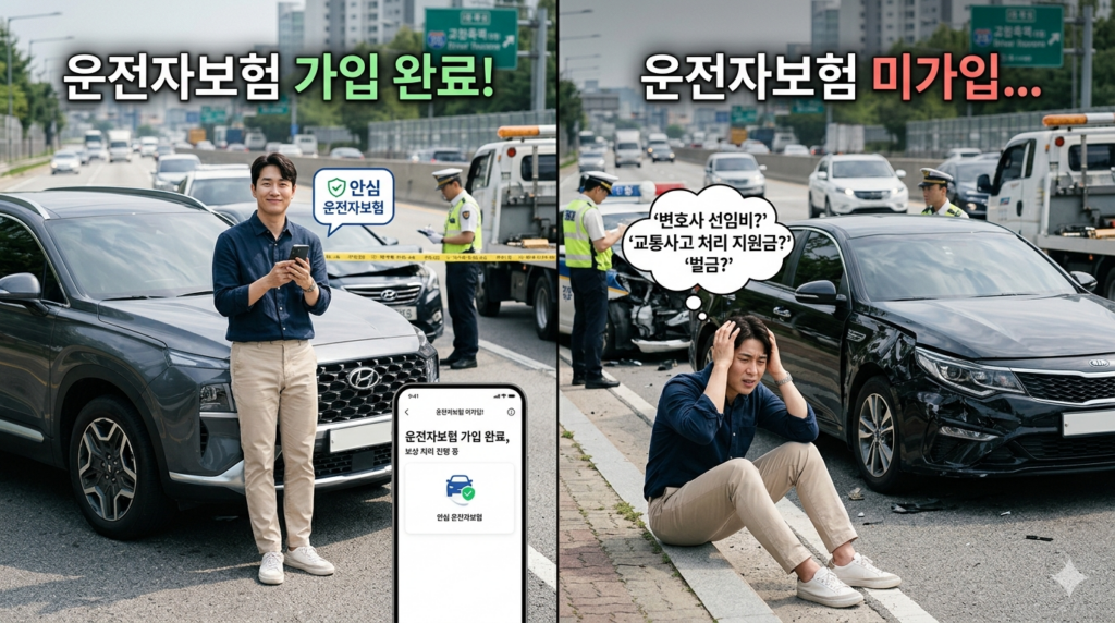 운전자보험 교통사고처리지원금