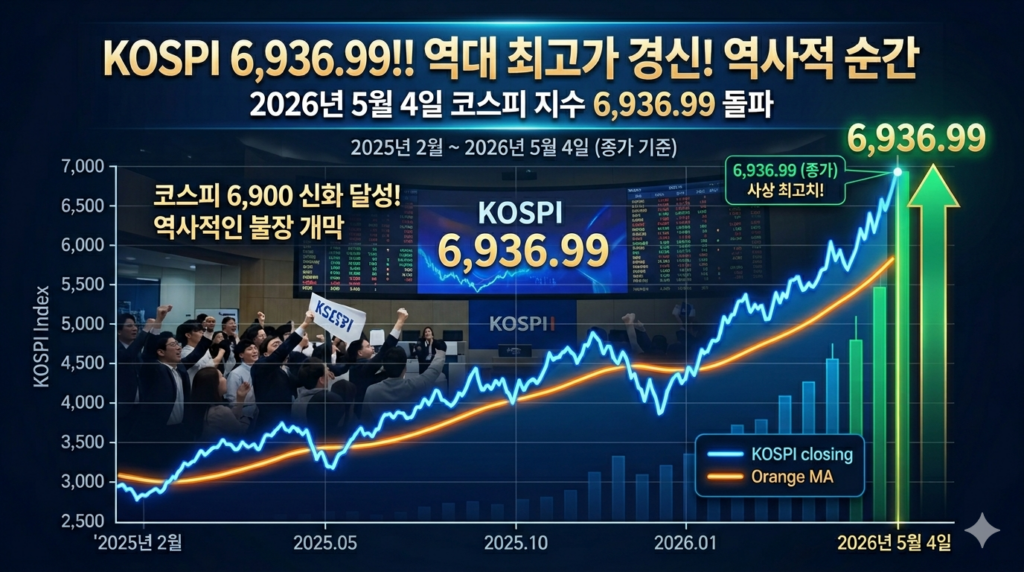 코스피 역대 최고가 경신 이미지